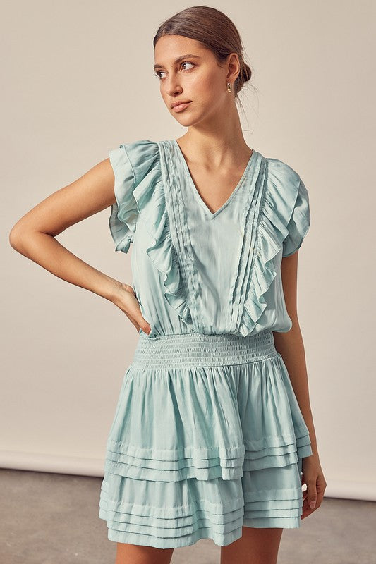 Pleated Detail Dress - The Beaucoup Home