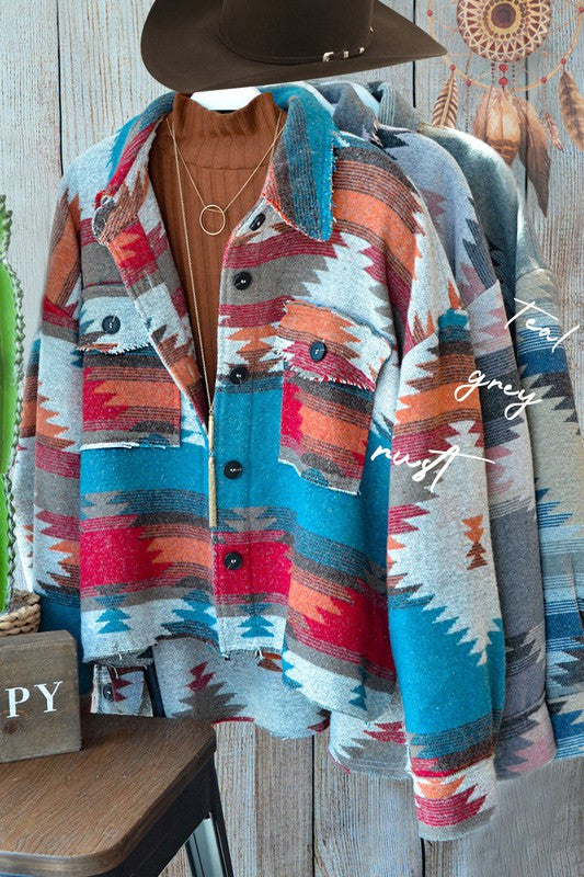 Eldora Aztec Jacket - The Beaucoup Home