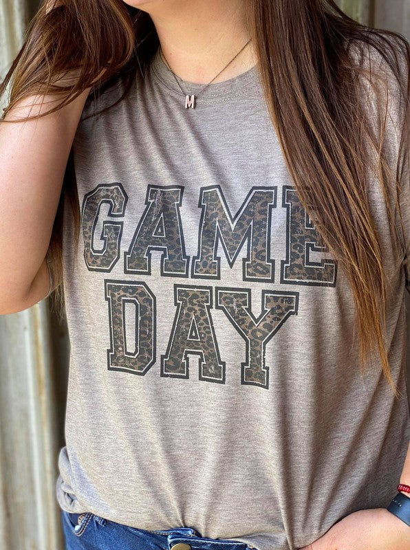 Game Day Leopard Tee - The Beaucoup Home