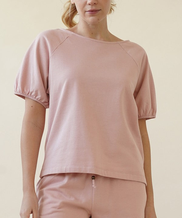 Hemp Balloon Sleeve Top - The Beaucoup Home