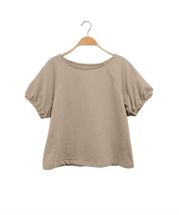 Hemp Balloon Sleeve Top - The Beaucoup Home