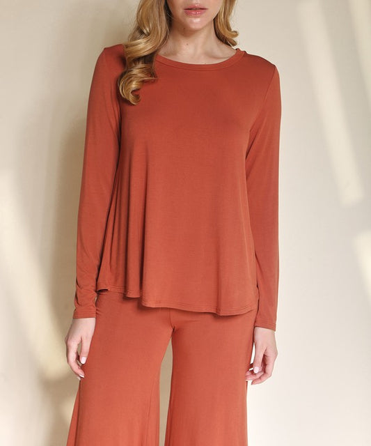 Long Sleeve Classic Bamboo Top - The Beaucoup Home