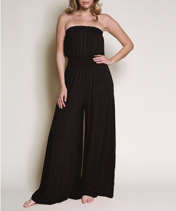 Wide-leg Bamboo Summer Jumpsuit - The Beaucoup Home