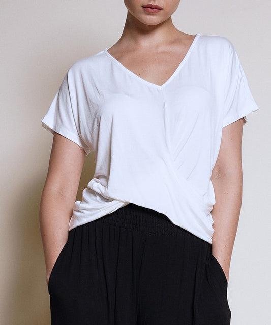 Twist Front Bamboo Dolman Top - The Beaucoup Home