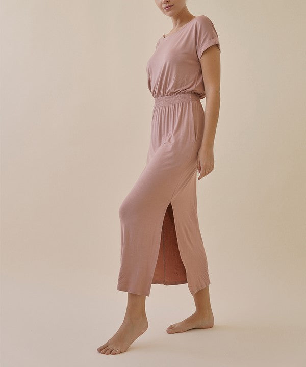 Casual Maxi Bamboo Dress with Pockets - The Beaucoup Home