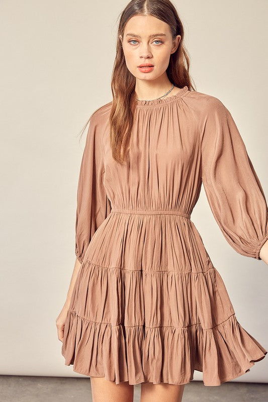 Crinkled Flowy Dress - The Beaucoup Home