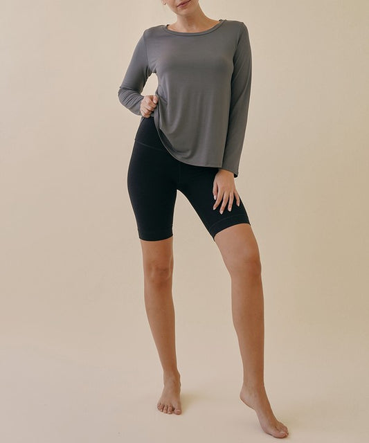 Bamboo Cotton Bike Leggings - The Beaucoup Home