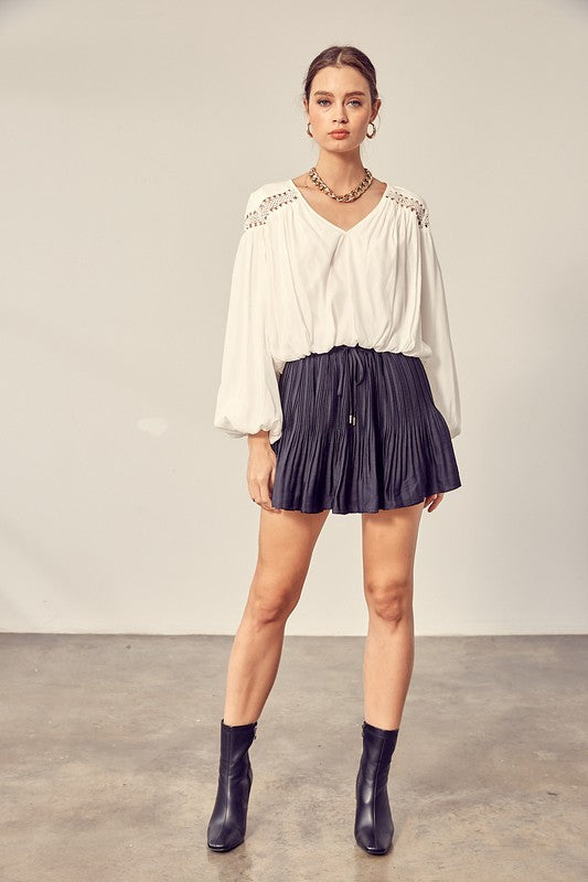 Pleated Skort - The Beaucoup Home