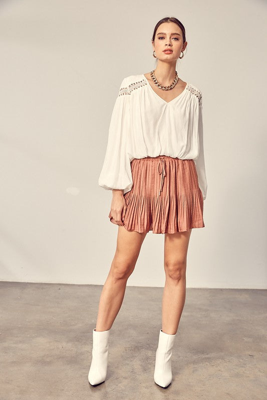 Pleated Skort - The Beaucoup Home