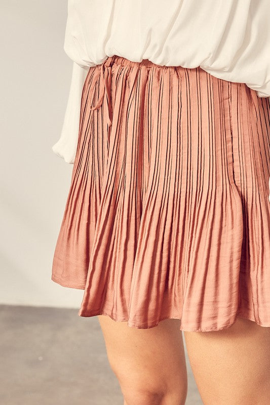 Pleated Skort - The Beaucoup Home