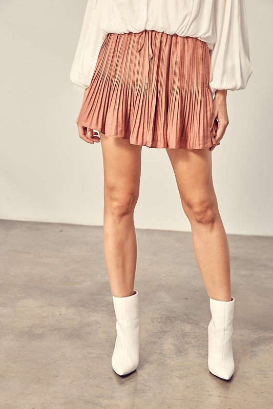 Pleated Skort - The Beaucoup Home