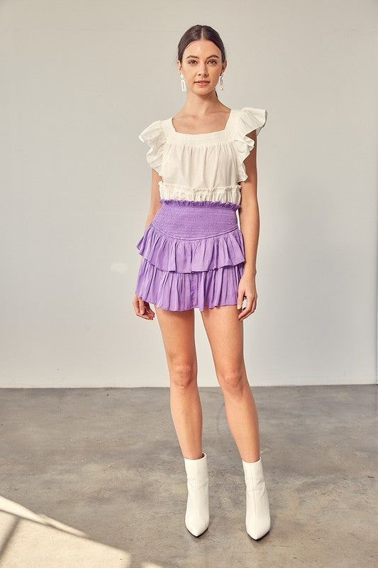 Smocking Skirt with Shorts - The Beaucoup Home