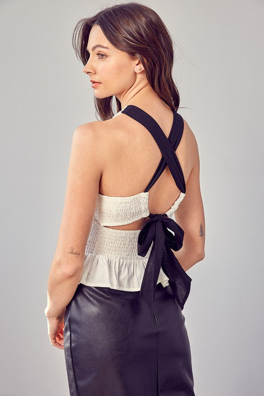 Smocked Criss Cross Back - The Beaucoup Home