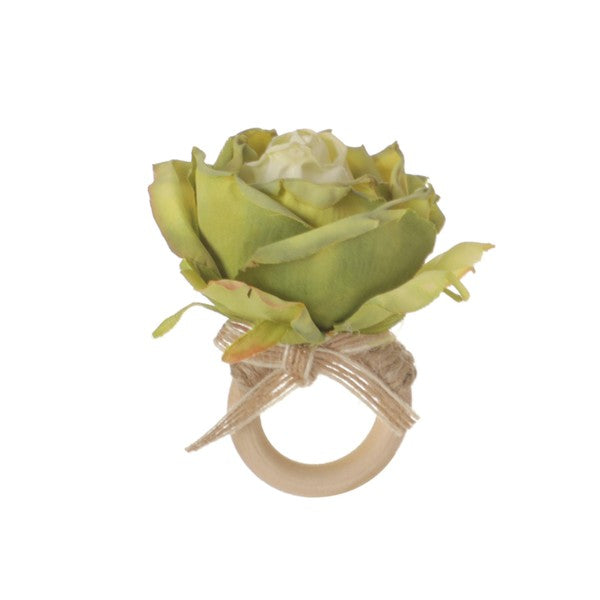 Rosa Napkin Ring -Set of 4 - The Beaucoup Home