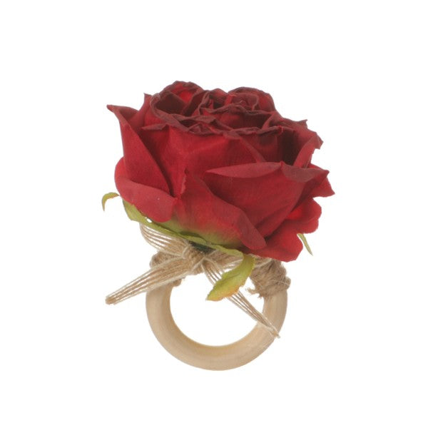 Rosa Napkin Ring -Set of 4 - The Beaucoup Home