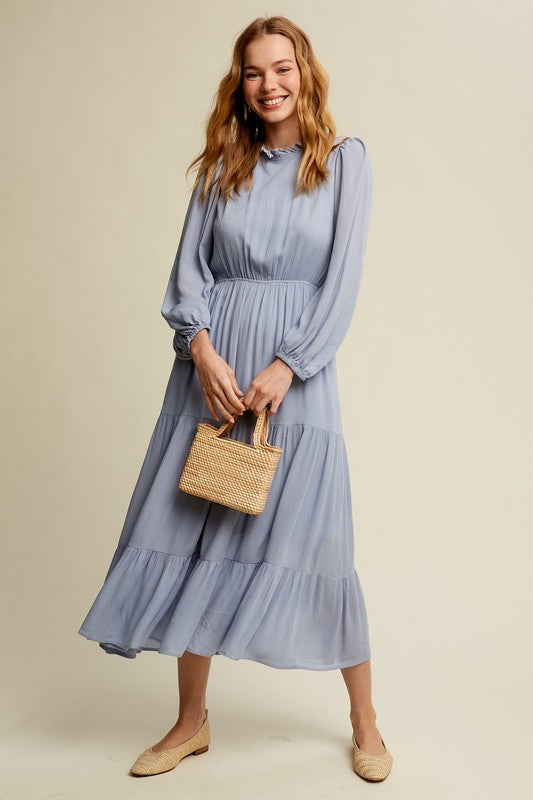 Feminine Boho Inspired Maxi Woven Dress - The Beaucoup Home