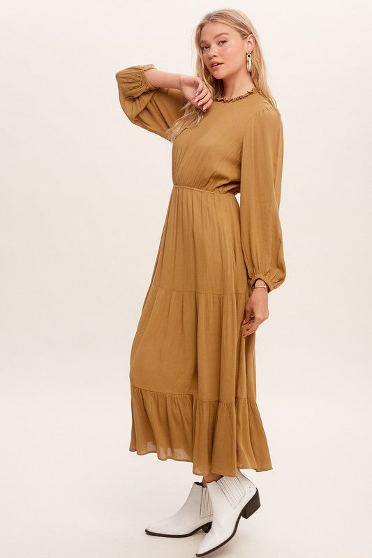 Feminine Boho Inspired Maxi Woven Dress - The Beaucoup Home