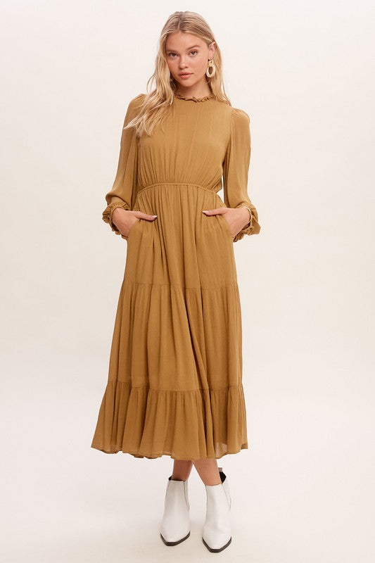 Feminine Boho Inspired Maxi Woven Dress - The Beaucoup Home