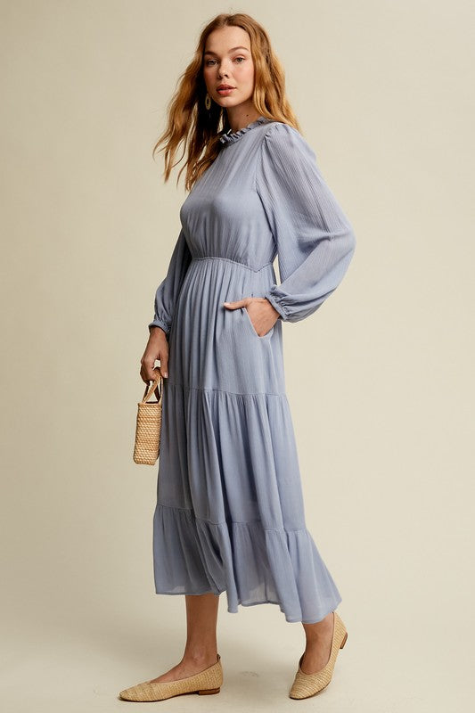 Feminine Boho Inspired Maxi Woven Dress - The Beaucoup Home