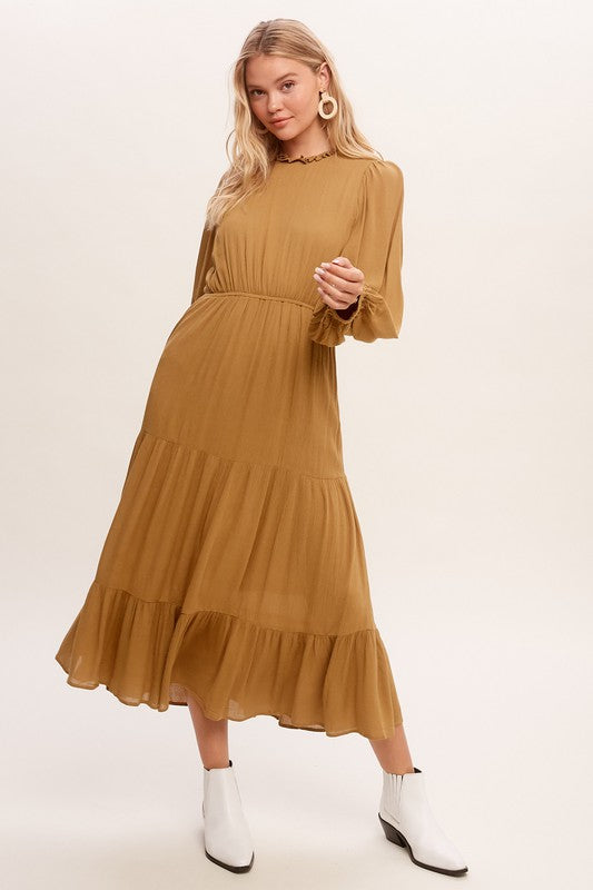 Feminine Boho Inspired Maxi Woven Dress - The Beaucoup Home