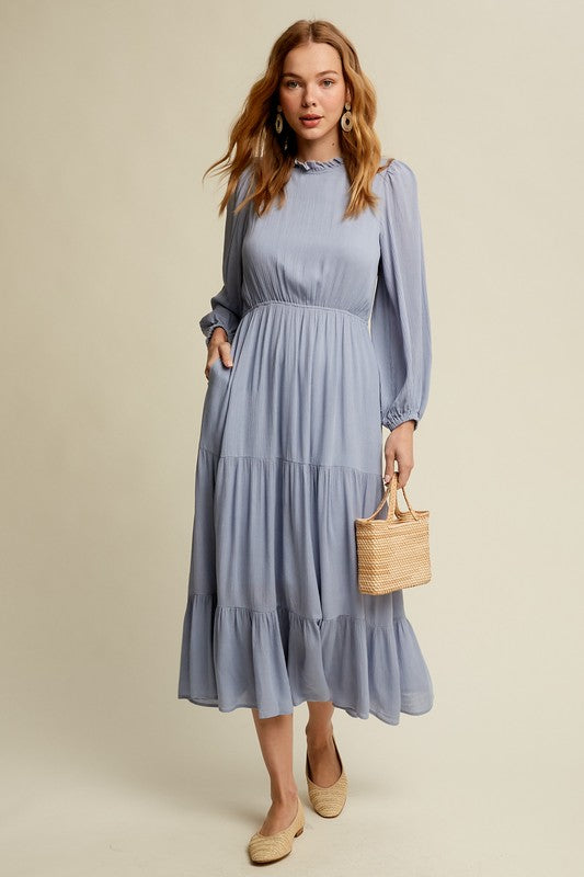 Feminine Boho Inspired Maxi Woven Dress - The Beaucoup Home