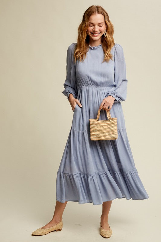 Feminine Boho Inspired Maxi Woven Dress - The Beaucoup Home