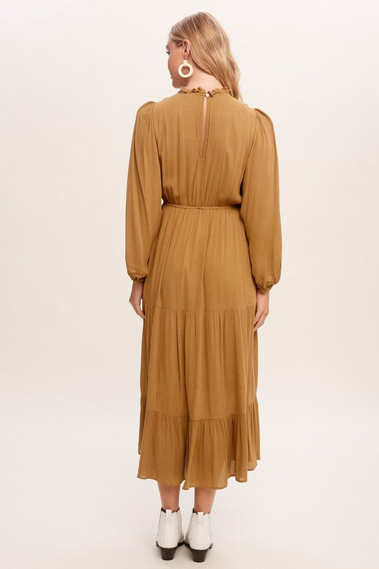 Feminine Boho Inspired Maxi Woven Dress - The Beaucoup Home