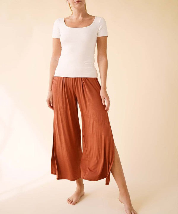 Double Layered Bamboo Cap Sleeve Top - The Beaucoup Home