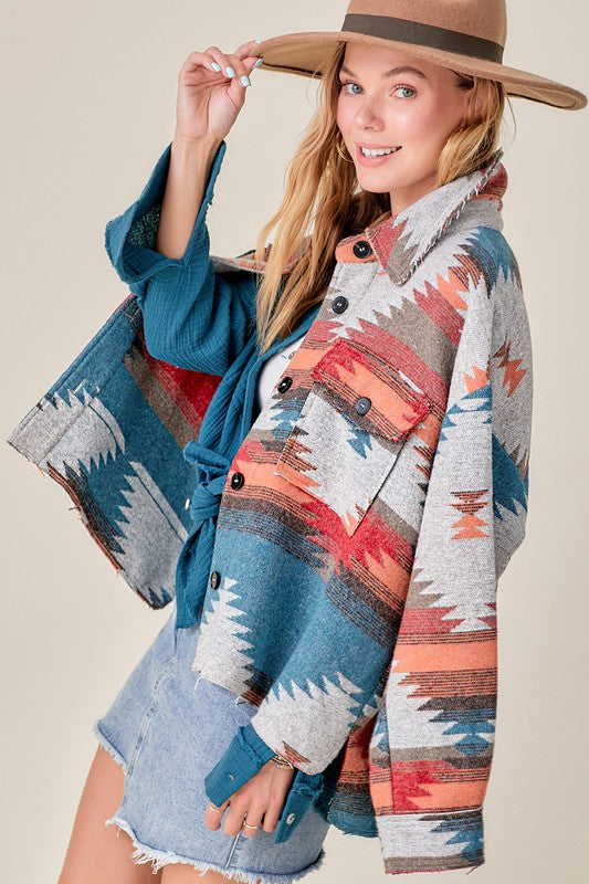 Eldora Aztec Jacket - The Beaucoup Home