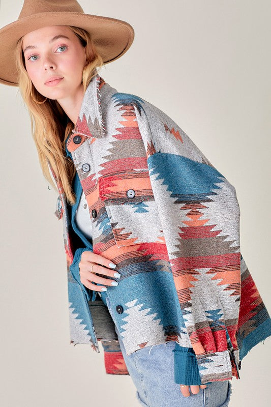 Eldora Aztec Jacket - The Beaucoup Home