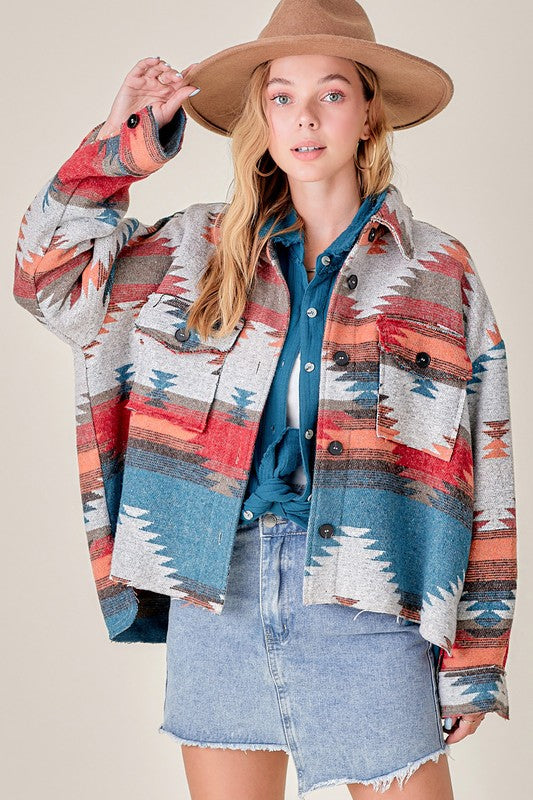 Eldora Aztec Jacket - The Beaucoup Home