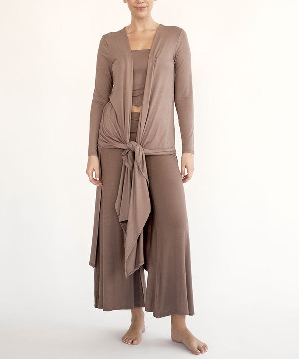 Maxi Organic Bamboo Cotton Cardigan - The Beaucoup Home