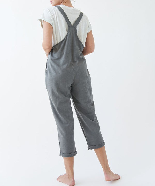 BRUSHED ORGANIC HEMP Relaxed Fit Overalls - The Beaucoup Home