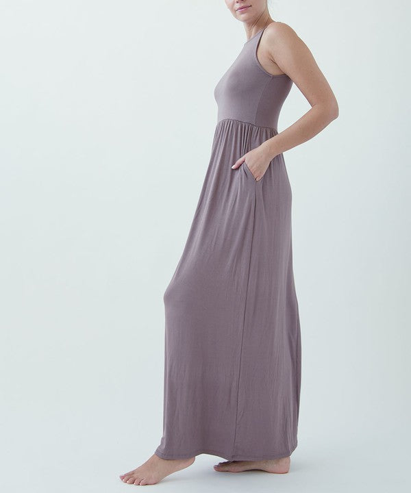 Maxi Halter  Dress - The Beaucoup Home