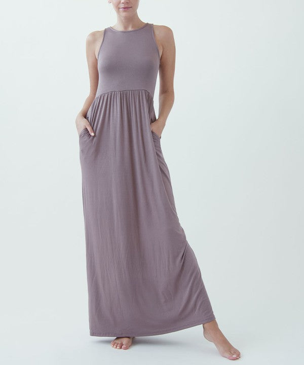 Maxi Halter  Dress - The Beaucoup Home