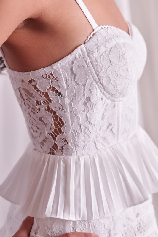 Tiered Lace Dress - The Beaucoup Home