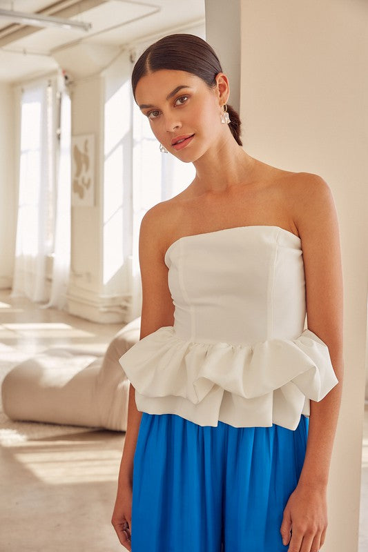 Off Shoulder Ruffle Top - The Beaucoup Home