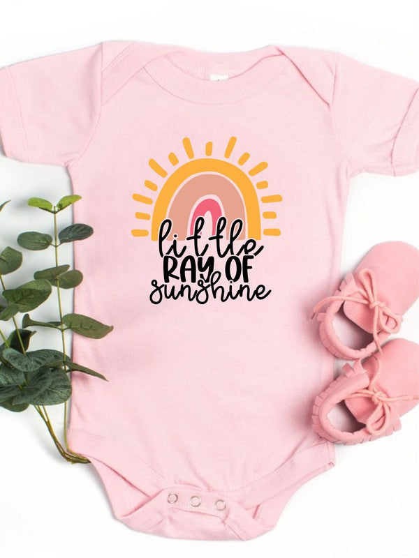 Unisex "Little Ray Of Sunshine" Baby Onesie - The Beaucoup Home