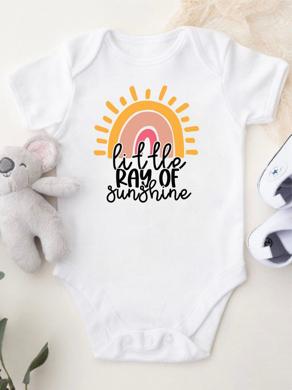 Unisex "Little Ray Of Sunshine" Baby Onesie - The Beaucoup Home