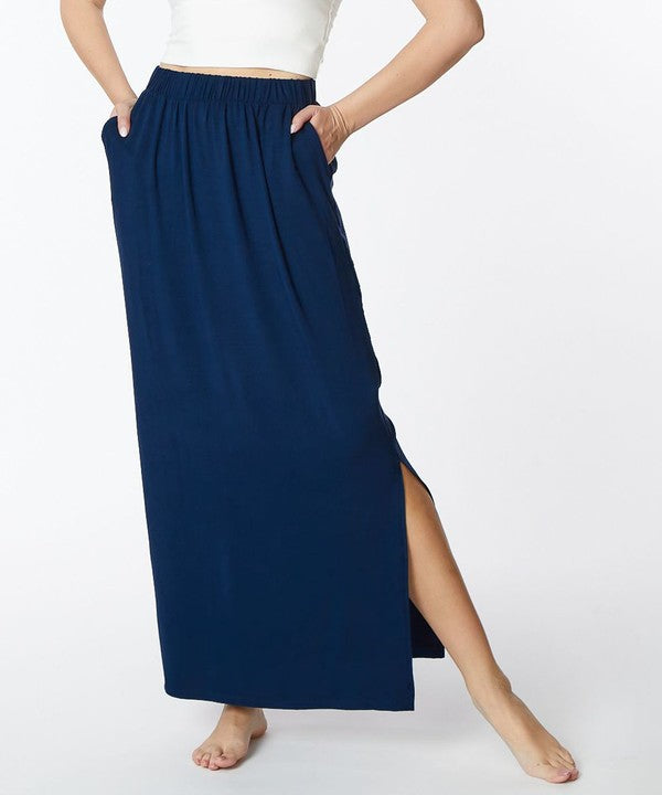 Bamboo Maxi Skirt - The Beaucoup Home