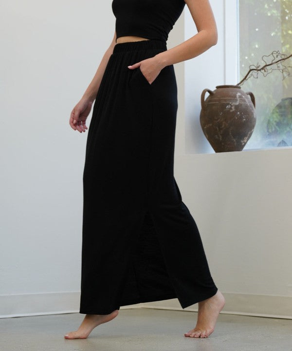 Bamboo Maxi Skirt - The Beaucoup Home