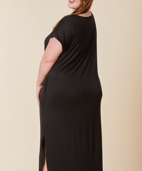 Curvy Maxi Bamboo Cotton Dress - The Beaucoup Home