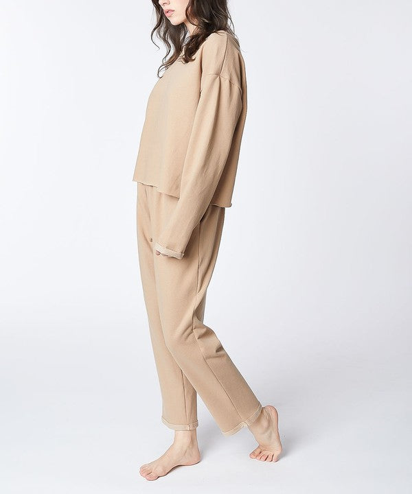 RECYCLED COTTON LOUNGEWEAR SET - The Beaucoup Home