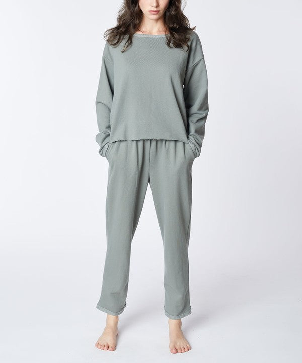 RECYCLED COTTON LOUNGEWEAR SET - The Beaucoup Home