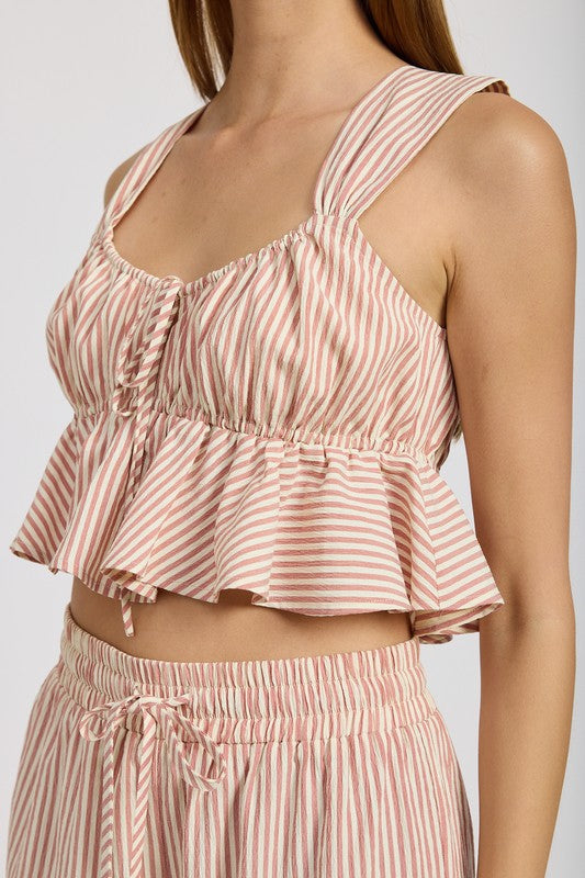 Babydoll Cropped Top