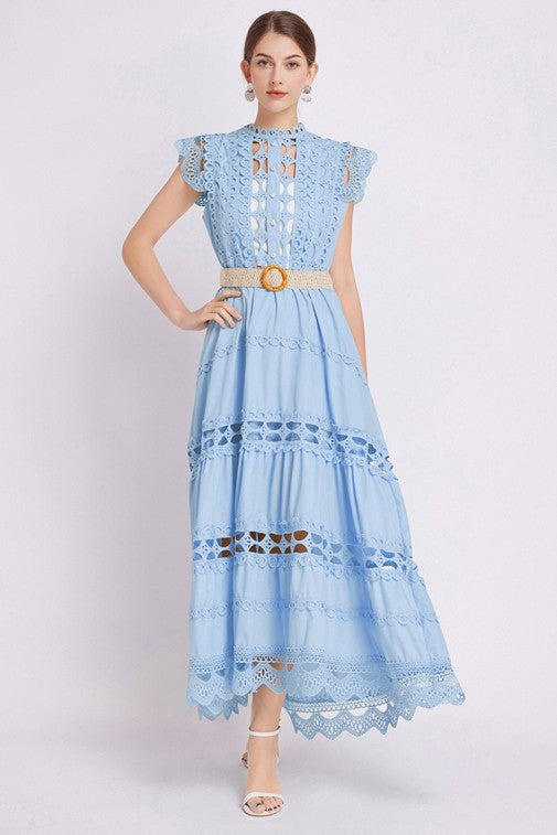 Maxi Eyelet Dress