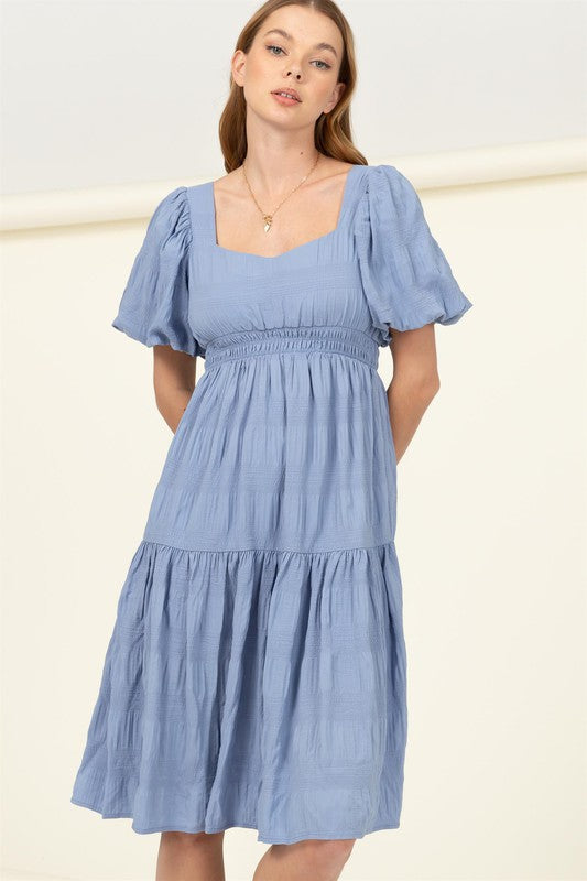 Find Me Again Tiered Midi Dress - The Beaucoup Home