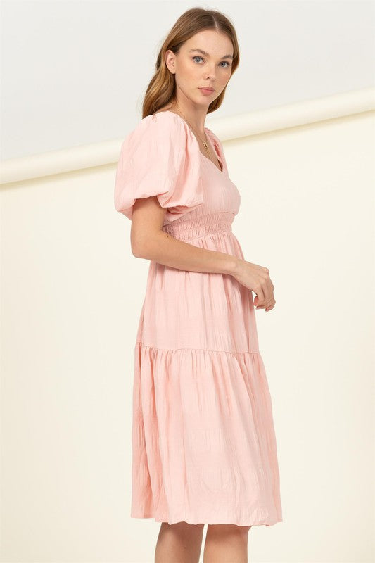 Find Me Again Tiered Midi Dress - The Beaucoup Home