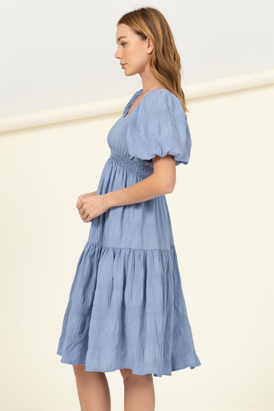 Find Me Again Tiered Midi Dress - The Beaucoup Home