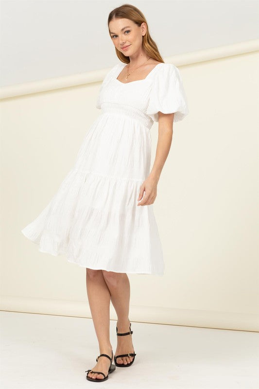 Find Me Again Tiered Midi Dress - The Beaucoup Home